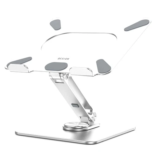 BESIGN LSX7 Laptop Stand with 360° Rotating Base, Ergonomic Adjustable Notebook Stand, Riser Holder Computer Stand Compatible with Air, Pro, Dell, HP, Lenovo More 10-15.6