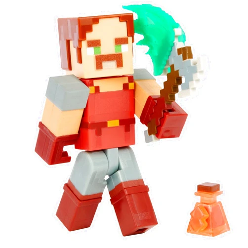 Mattel Minecraft Dungeons 3.25-in Collectible Battle Figure and Accessories, Based on Video Game, Imaginative Story Play Gift for Boys and Girls Age 6 and Older