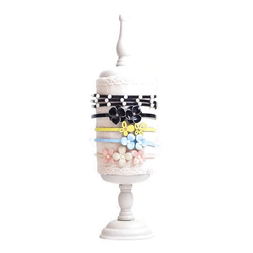 SINKOV Hairband Display Stand Headband and Scrunchie Holder with Room for Small Hair Accessories Display Organizer