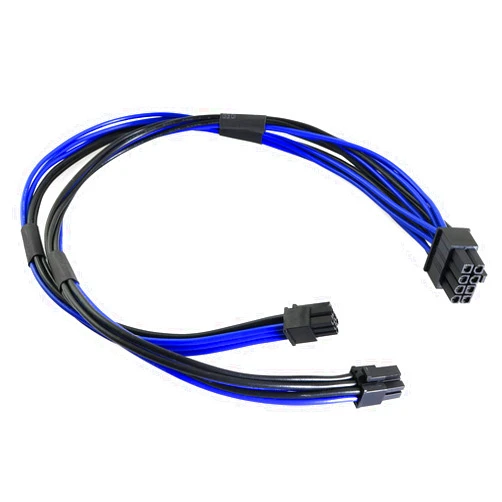 BLLNDX Dual Mini 6 Pin to 8 Pin PCI Express Video Card Power Adapter Cable for Mac Pro Tower/Power Mac G5