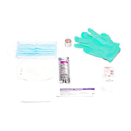 Medline Central Line Dressing Tray with Chlorascrub, Pack of 40