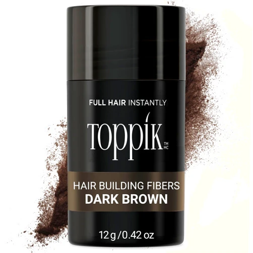 Toppik Hair Building Fibers, Fill In Fine or Thinning Hair Instantly Thicker, Fuller Looking Hair 9 Shades,4 size options