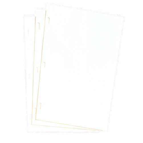 Wilson Jones Looseleaf Minute Book Ledger Sheets, Ivory, 11