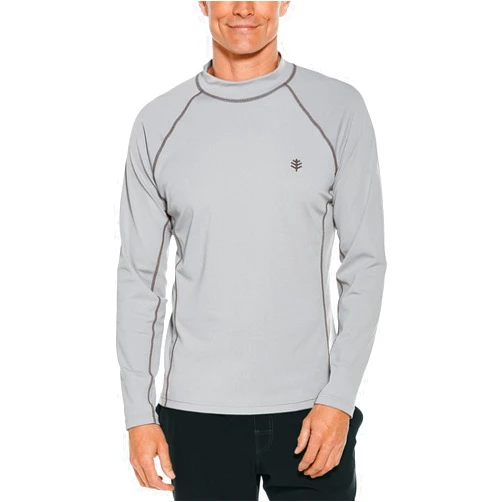Coolibar UPF 50+ Men's Tulum Long Sleeve Surf Rash Guard - Sun Protective