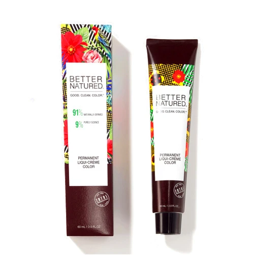 Better Natured Permanent Hair Color Dye - Naturally-derived Vegan & 100% Gray Coverage that Lasts up to 8 Weeks