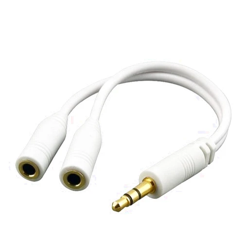 Xenda Universal 3.5mm Plug Stereo Headset Audio Jack Dual Splitter for Amazon Kindle - Kindle DX - Kindle Fire - Kindle Fire HD 7 - Kindle Fire HD 8.9 - Kindle Fire HD 8.9