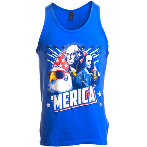 Ann Arbor T-shirt Co. Funny Men's Tank Tops - Adult Guy Humor Dad Workout Lifting Beach Cruise Tanks