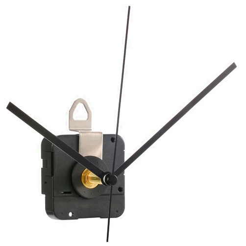 Hicarer 28 mm Long Shaft Quartz Clock Movement Clock Parts Repair Kit (Black)