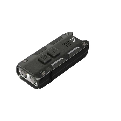 NITECORE TIP SE Dual-Core Metallic Keychain Light - 700 Lumen - Black