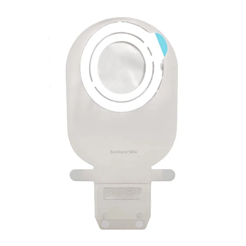 Coloplast SenSura Mio Flex EasiClose Drainable 11 Inch Length, Maxi 2pc System Ostomy Pouch 50 mm Flange 12272, 10 Ct