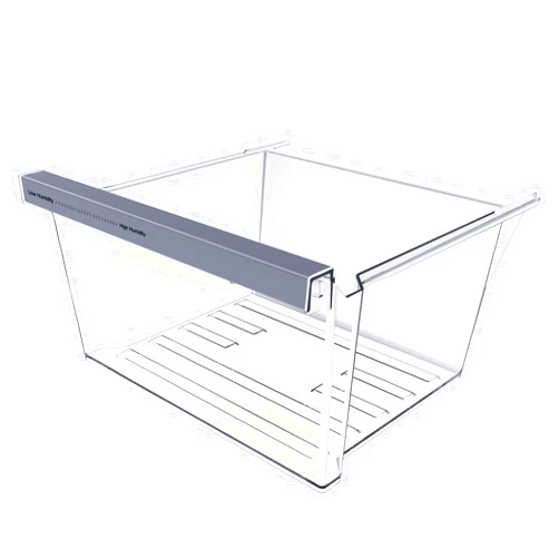 S-Union Upgraded W11162443 Refrigerator Crisper Drawer Compatible with Whirlpool Crisper Drawer W11046494 Whirlpool Fridge Drawer Maytag Refrigerator Drawer Parts WRS325SDHZ WRS315SDHZ WRS315SDHM Drawers