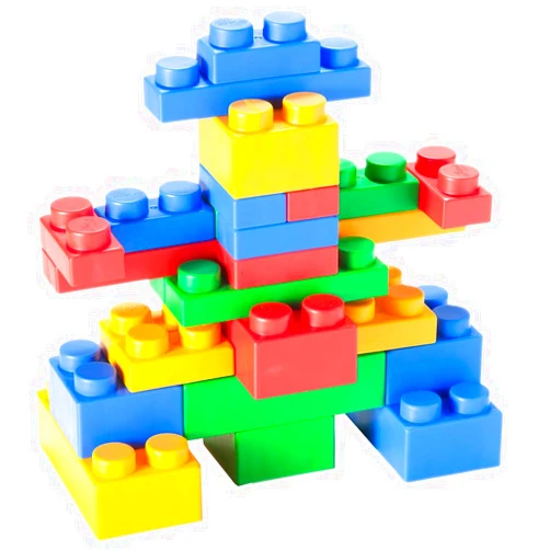 UNiPLAY Mix Soft Building Blocks - 36-Piece Set for Infant Early Learning, Cognitive Development, and Toddler Creative Play - Ages 3 Months+