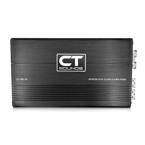 CT Sounds CT-700.1D Compact Class D Car Audio Monoblock Amplifier, 700 Watts RMS