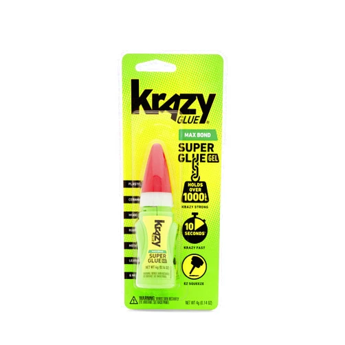 Krazy Glue, Max Bond Gel, EZ Squeeze, 4 g