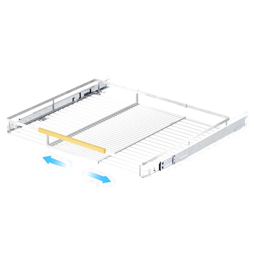 GEDLIRE Expandable Pull Out Sliding Drawers for Cabinets, Heavy Duty Slide Out Cabinet Organizer Basket, Pullout Pantry Shelves for Kitchen, Under Sink, Wardrobe, 10.1”-16.4