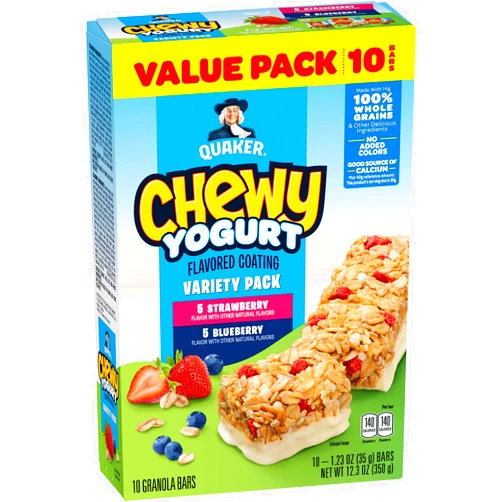 Quaker Chewy Yogurt Bars - Variety Pack 10ct
