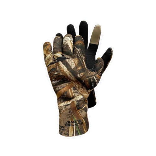 Glacier Glove Men's Aleutian Waterproof Fleece-Lined Blind Stitched Neoprene Gloves | Seamless Sharkskin Textured Palm