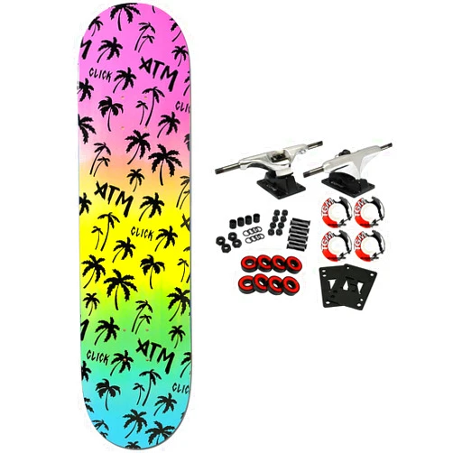 ATM Click Skateboard Complete Rainbow 8.5