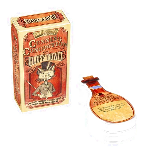 Front Porch Classics | Claredon's Cunning Concoction Vintage Bluffing Trivia Card Game for 2 or More Players, Ages 10 and Up (53514)