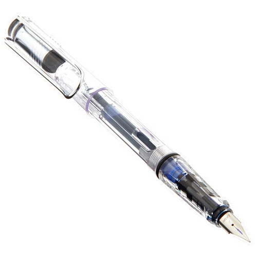 Lamy Safari Vista Fountain Pen & Cartridges, Clear, Fine Nib