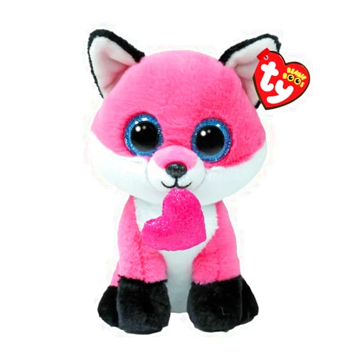 Ty Beanie Boo Parfait The Pink Valentine Fox - 6