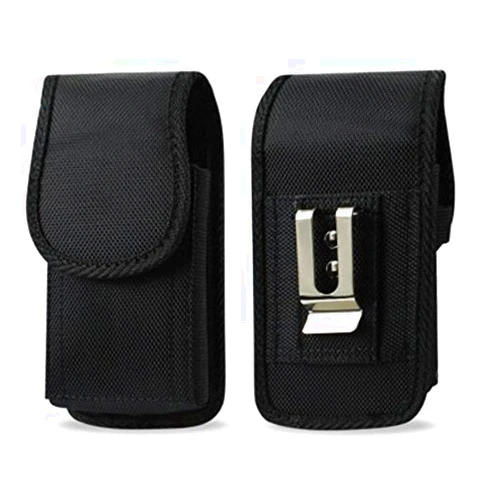 Golden Sheeps Military Grade Heavy Duty Holster Nylon Metal Clip Compatible with LG K30 2019,LG Aristo 4 /LG Escape Plus/Aristo 4 Plus/Prime 2/Arena 2/Journey LTE/Tribute Royal Fits Thin or Slim Case