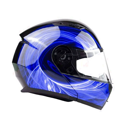 Typhoon Helmets Adult Modular Motorcycle Helmet DOT w/retractable sunglass Full Face Flip-up Typhoon TH158