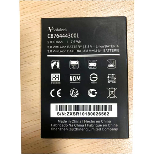 Vvsialeek New C876444300L Replacement Battery for N-okia N900 5230 L-umia 520 521 525 with Technical Toolkit.