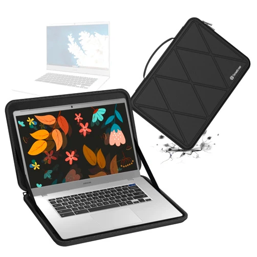 Smatree Hard EVA Protective Sleeve Case Compatible for 15.6 inch Samsung Chromebook 4+ Laptop and Anti-Shock Notebook Bag(X8286)
