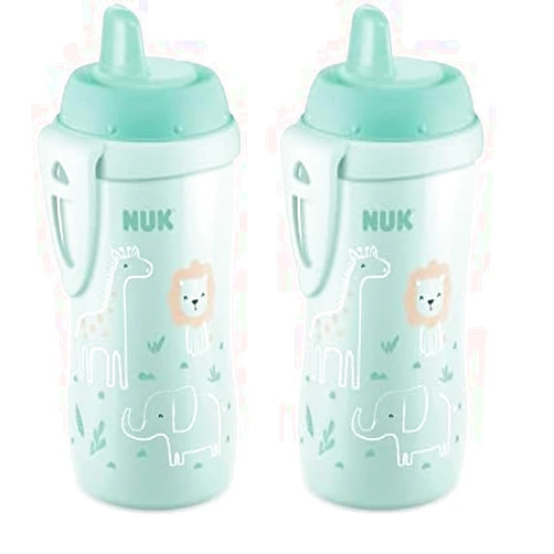 NUK Active Hard Spout Sippy Cup, 10 oz, 2 Pack, 9+ Months