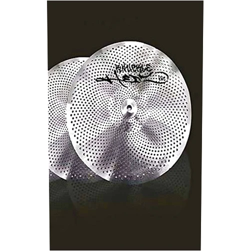 KnucklehedzInc Reduced Volume Quiet Crash Pack Comes with 16' Crash and 18' Crash Ride (Silver)