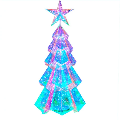 GOSANO Illuminated Christmas Tree, Illuminated Christmas Tree, Christmas Tree Holiday Decoration Package, LED Color Christmas Tree-190CM/75 inches
