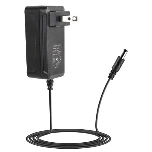 BINZET 12V 2A Power Adapter, AC to DC, 2.1mm X 5.5mm Plug, Regulated 12v 2a Power Supply Wall Plug for LED Copper String Light, LED Strip Light