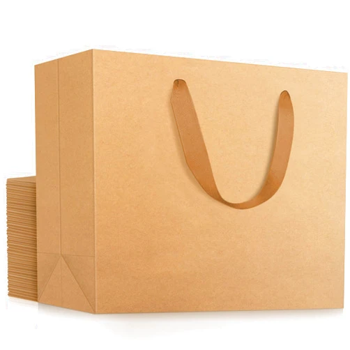 EUSOAR Extra Large Kraft Gift Bags,16