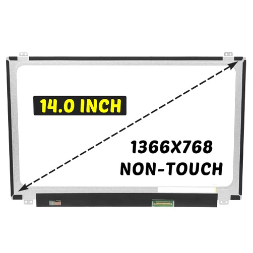 HOULISE N140BGE-L43 Replacement for Chimei Innolux N140BGE-L43 REV.C2 LCD Screen 1366x768 14.0 inch 30 Pins 60Hz LED Display Digitizer Panel (for Non-Touch Screen Only)