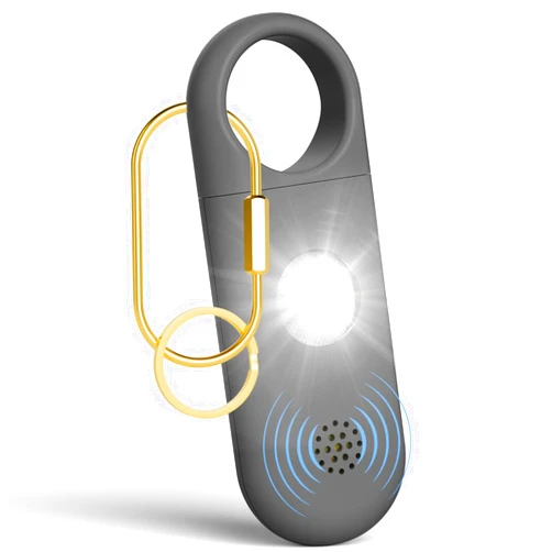 Reepos Personal Safety Alarm for Women - 130dB Self Defense Keychains Siren Whistle with Sos LED Strobe Light - Personal Emergency Security Safe Devices Key Chain Alarms for Kids Elderly