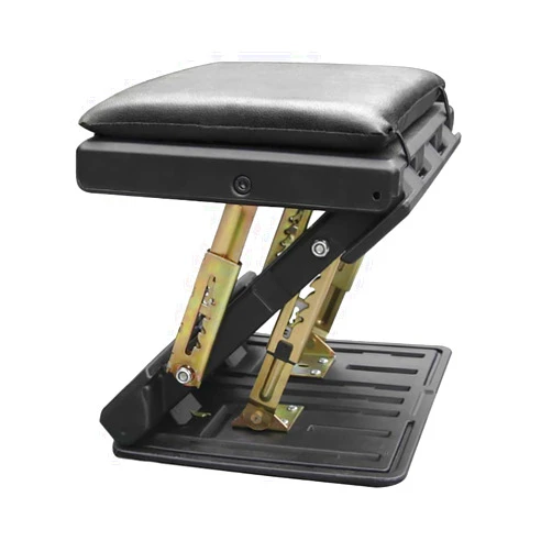 Jieotwice Height Adjustable Foldable Footrest with Removable Soft Foot Rest Pad Max Load 120Lbs for Car Under Desk Home Train Adjustment