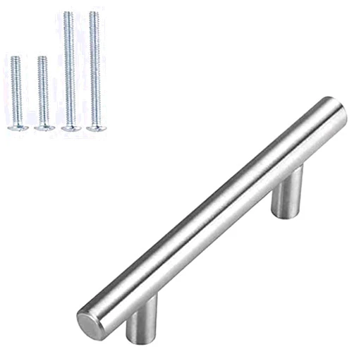 homdiy 20Pack 3 Inch Brushed Nickel Cabinet Pulls Modern Cabinet Handles - Brushed Nickel Drawer Pulls Stainless Steel Cabinet Hardware,5 Inch Overall Cabinet Door Handles for Cabinets,Cupboard