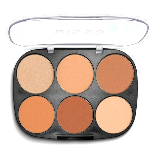 Bissú Contouring Powder Palette (6 colors) (02 Medium to Bronzed)