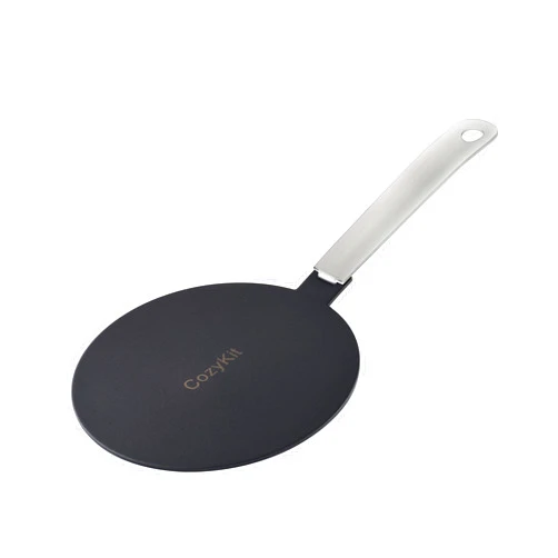CozyKit 5.5inch Heat Diffuser Stainless Steel Induction Adapter Plate Removable Handle Coffee Milk Cookware Induction Hob Heat Cooking Diffuser for Electric Stove