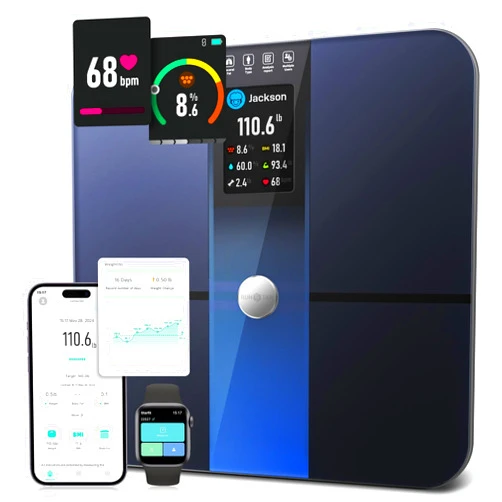 Runstar Smart Scale for Body Weight and Fat Percentage FSA HSA Eligible, 3.5