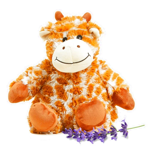 warmies Microwavable Stuffed Animals, Giraffe - Heated Stuffed Animal Plushie for Warmth - Cute Soft Plush Toys for Adults & Children (Boys, Girls, Babies & Toddlers)
