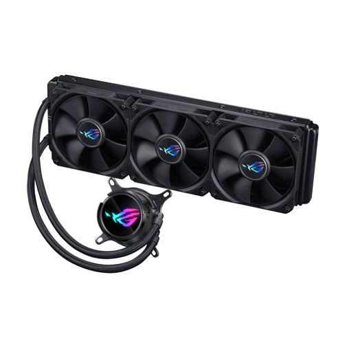 ASUS ROG Strix LC III 360 All-in-One Liquid CPU Cooler (360° Rotating Water Block, New Asetek Gen7 v2 Pump, ROG Fans, +10 Custom Aura Sync RGB Light Effects)