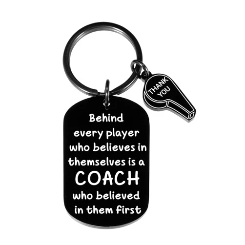FOOZDEEVAAQ Best Coach Gifts for Coaches Men Women Thank You Appreciation Keychain Basketball Soccer Football Baseball Team Cheer Gift Hockey Volleyball Retirement Birthday Faraway Christmas Gym Sports Coach Cup