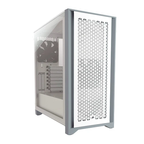 Corsair 4000D Airflow Tempered Glass Mid-Tower ATX PC Case - White