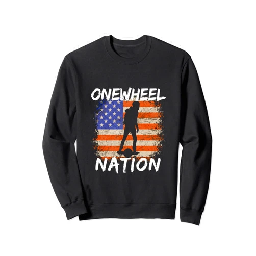 Eskate Onewheel Life Onewheel GT S Nation American Flag One Wheel Floater Freedom Sweatshirt