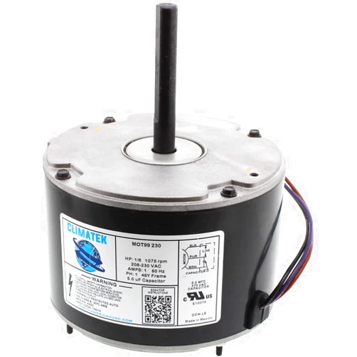 ClimaTek Upgraded 1/6 HP Condenser Fan Motor Directly Replaces GE 5KCP39BGK335S