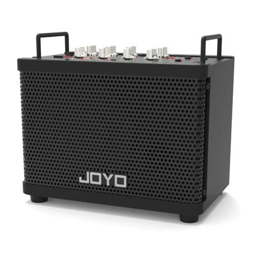 JOYO 15W Rechargeable Electric Guitar Amp Electric & Acoustic Guitar Amplifier with 9 Amp Models & 6 Effects Guitar Practice Amp Digital Modeling Combo Amplifier (DC-15S)