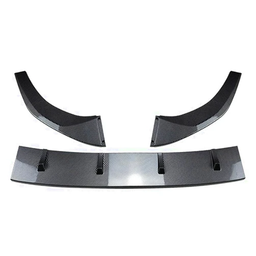 BACAR Rbanna1 Carbon Fiber Black Front Bumper Air Dam Front Bumper Lip Spoiler Splitter Car Accessories For Volkswagen Golf MK8 GTD GTER 2020+