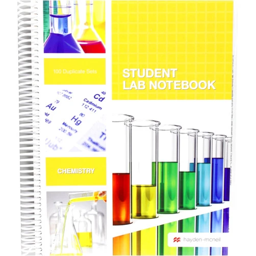 By Hayden-McNeil (Author) Student Lab Notebook Spiral Bound: 100 Carbonless Duplicate Sets